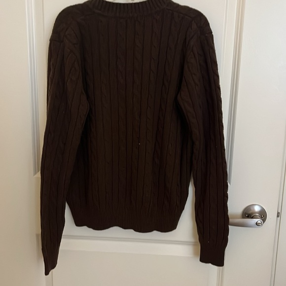 Brown cardigan it is 19” wide - Picture 2 of 2